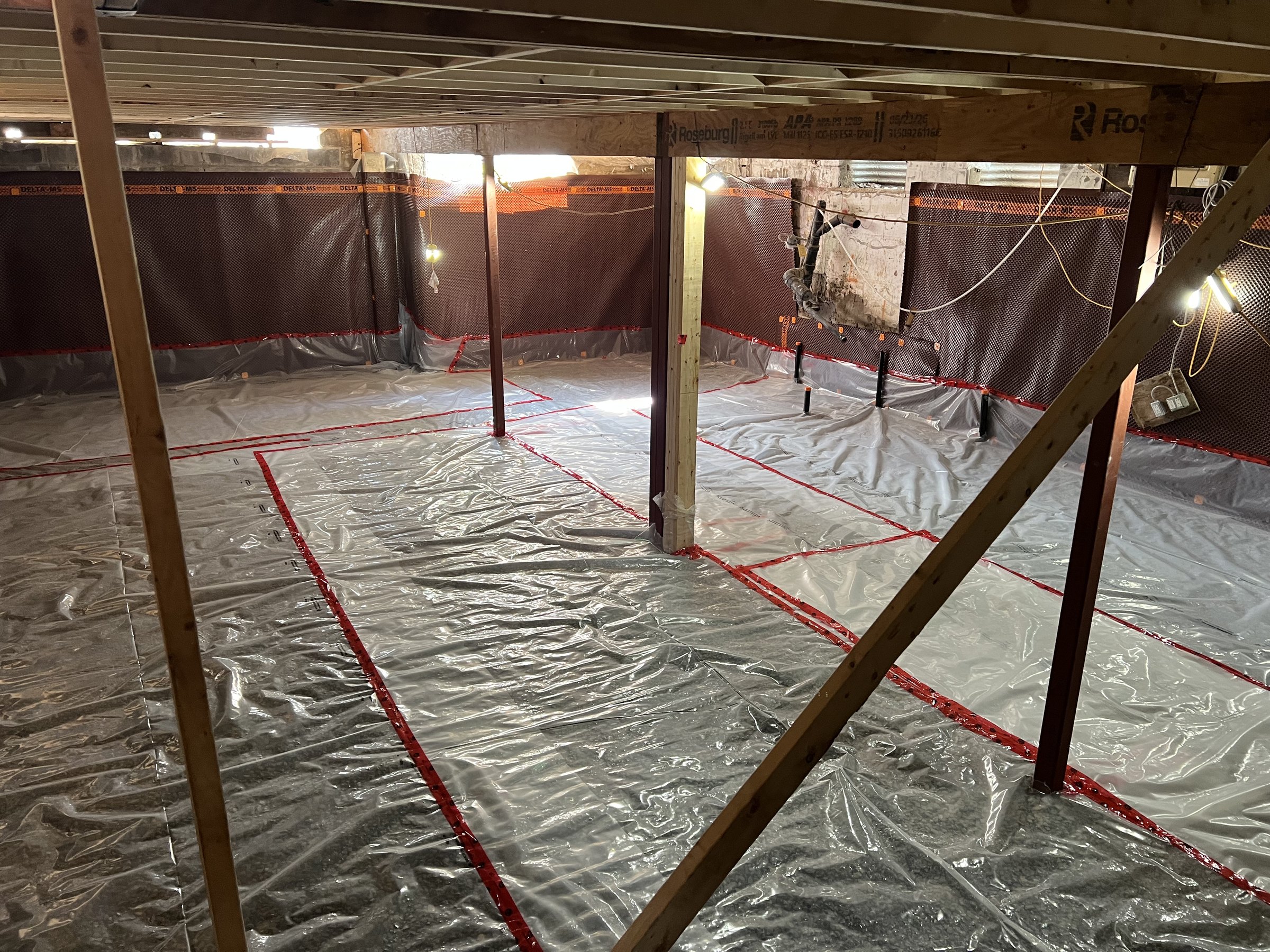Basement underpinning — The Beaches, Toronto
