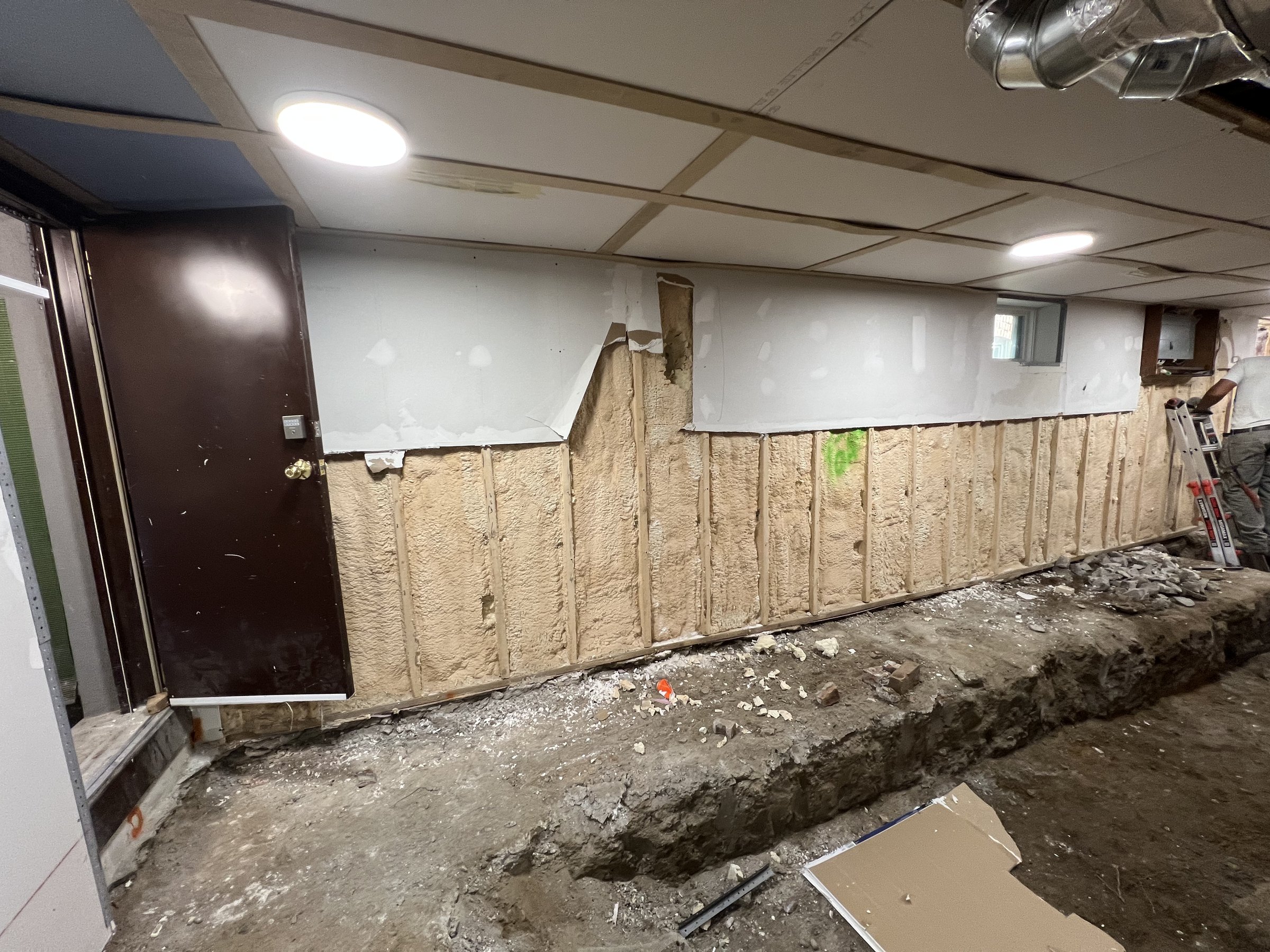 Basement underpinning — Upper Beaches, Toronto
