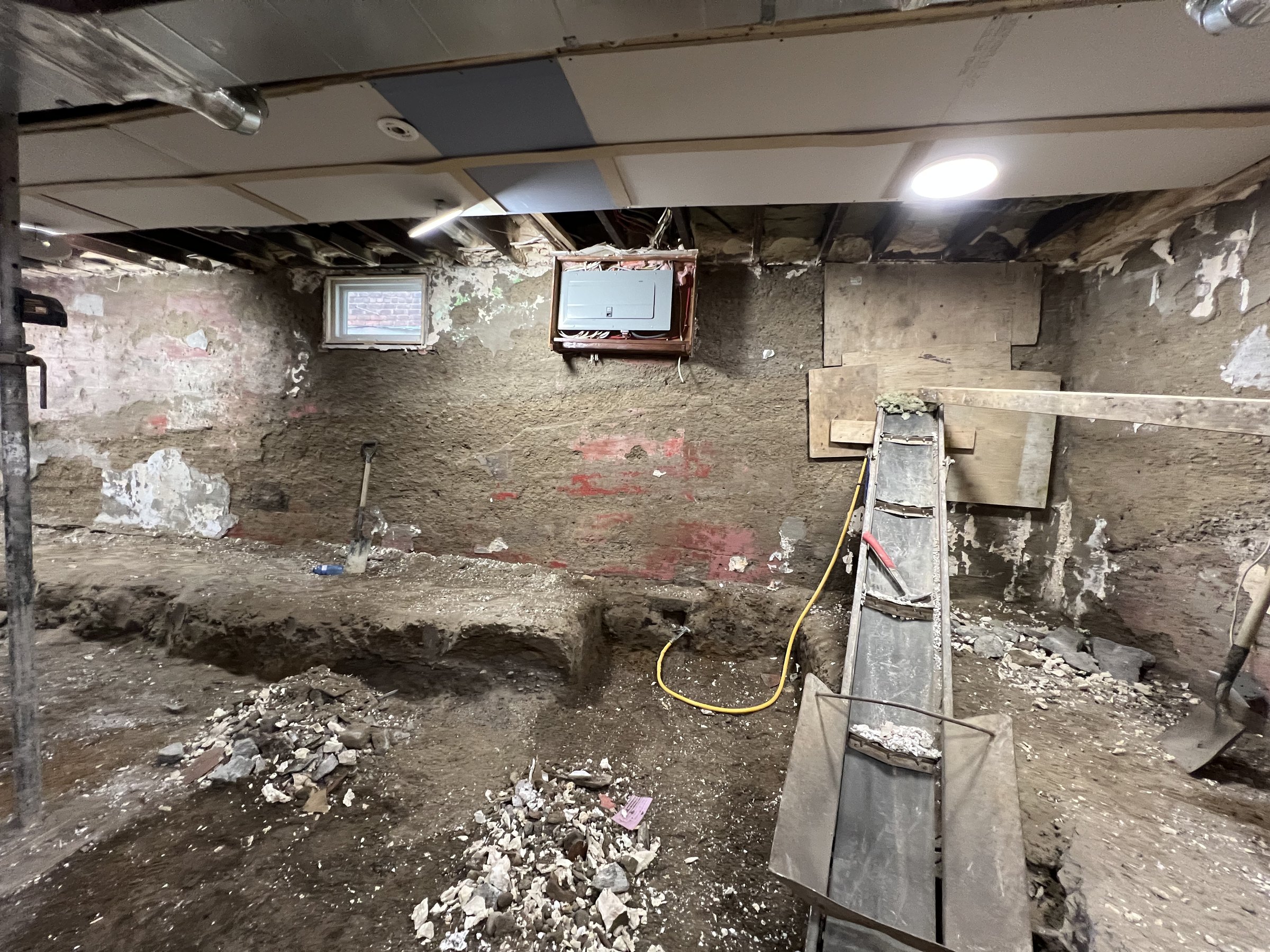 Basement underpinning — Upper Beaches, Toronto
