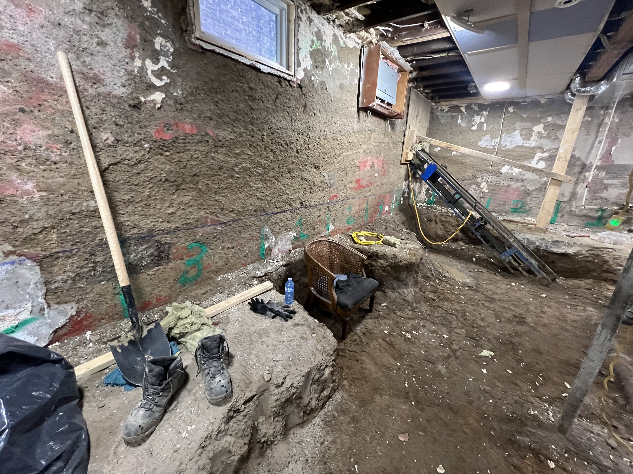 Basement underpinning — Upper Beaches, Toronto