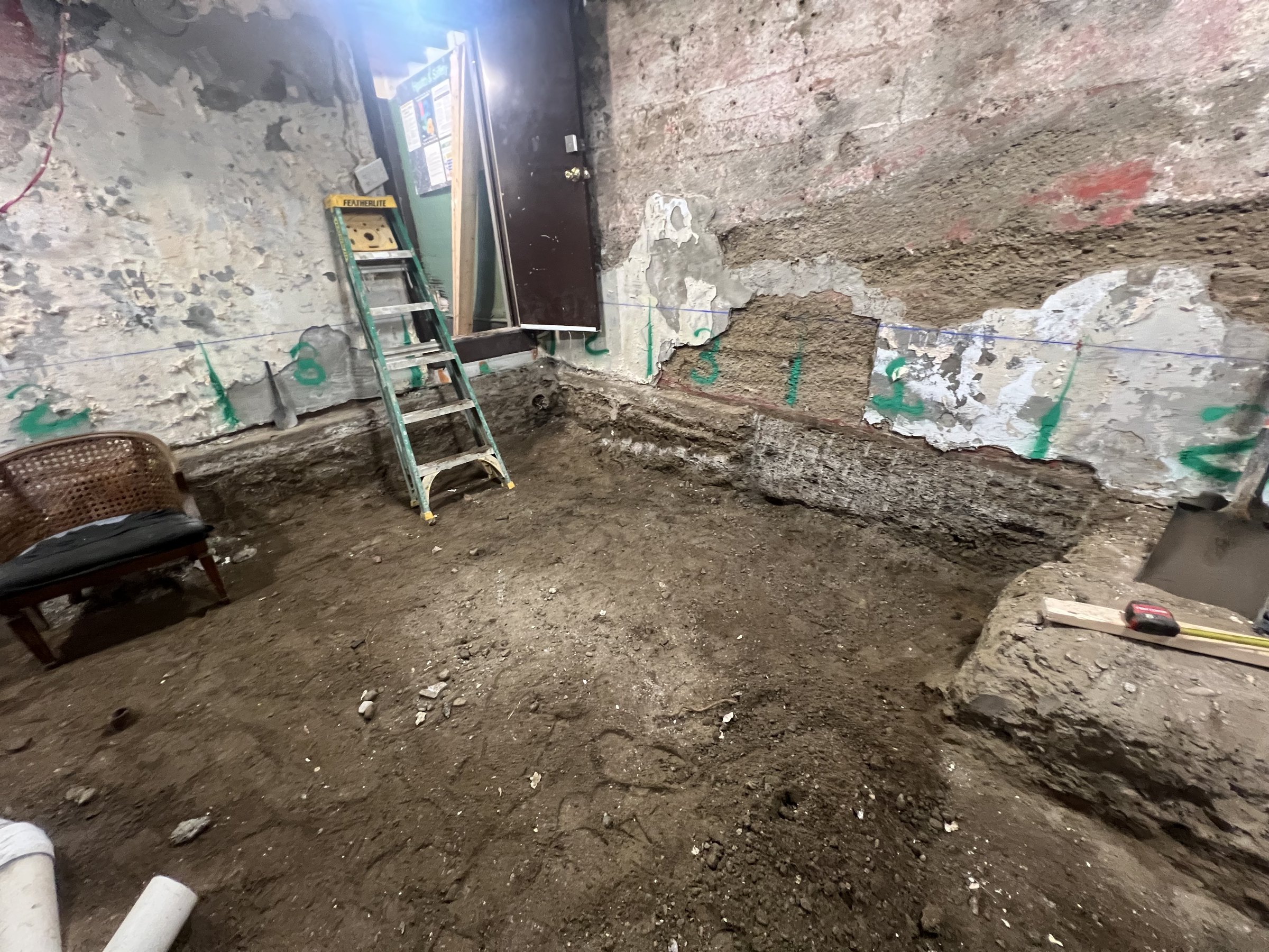 Basement underpinning — Upper Beaches, Toronto