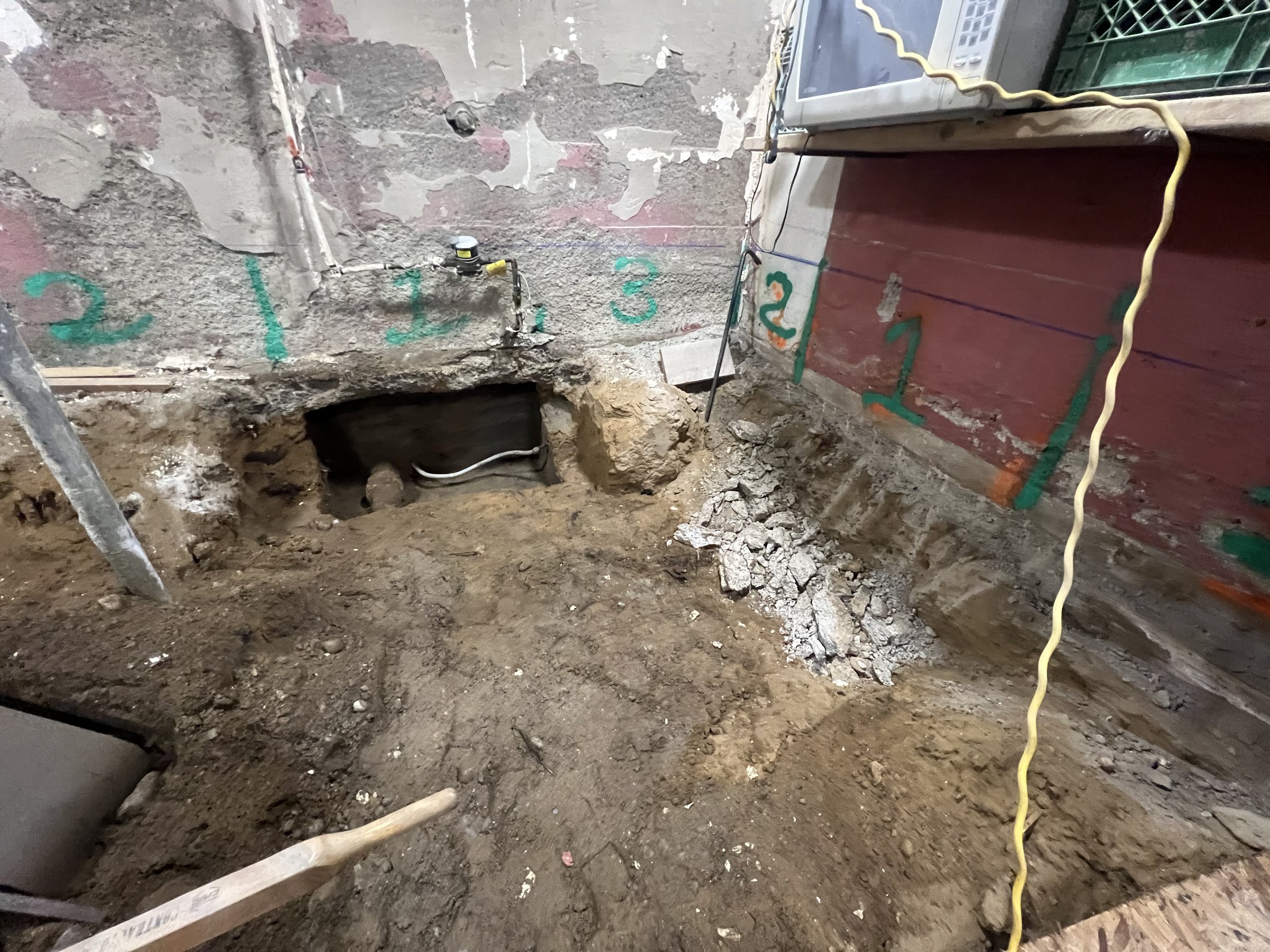Basement underpinning — Upper Beaches, Toronto