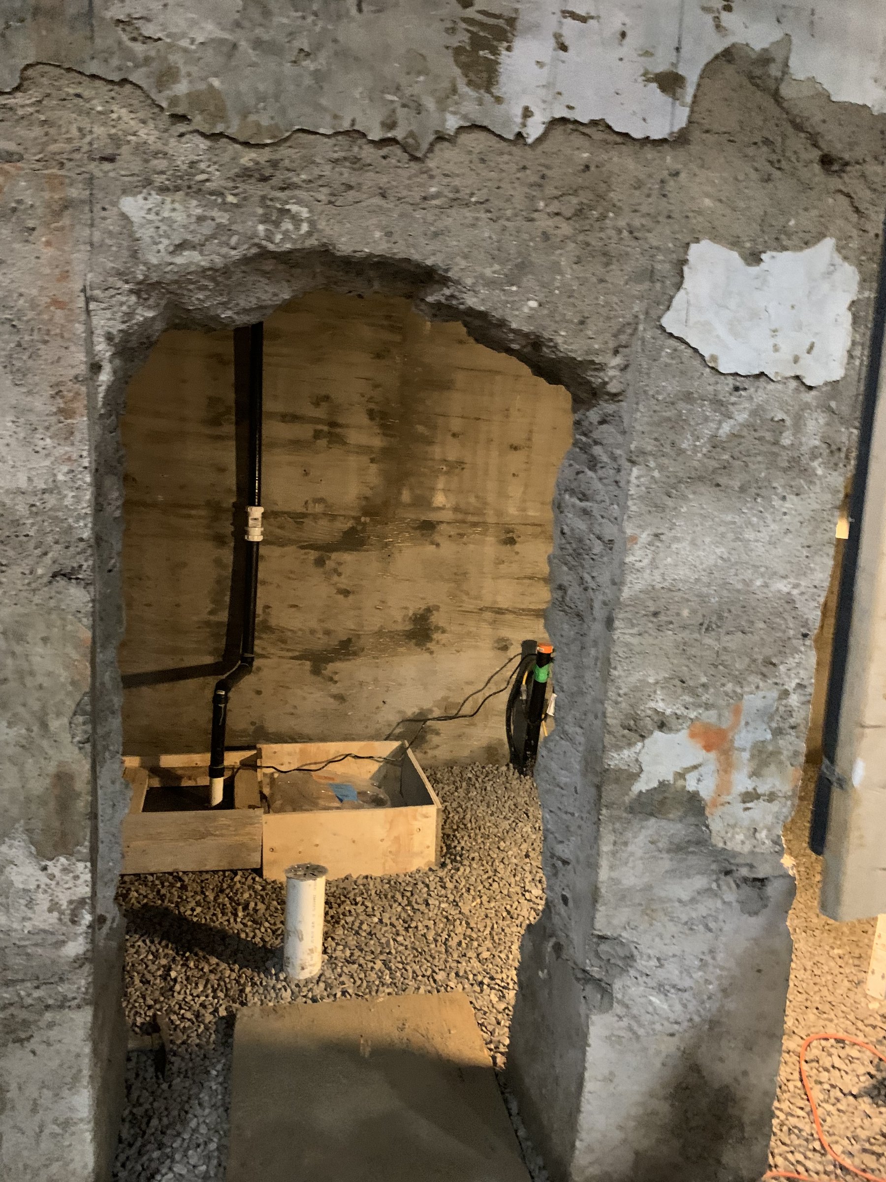Basement underpinning — South Riverdale, Toronto