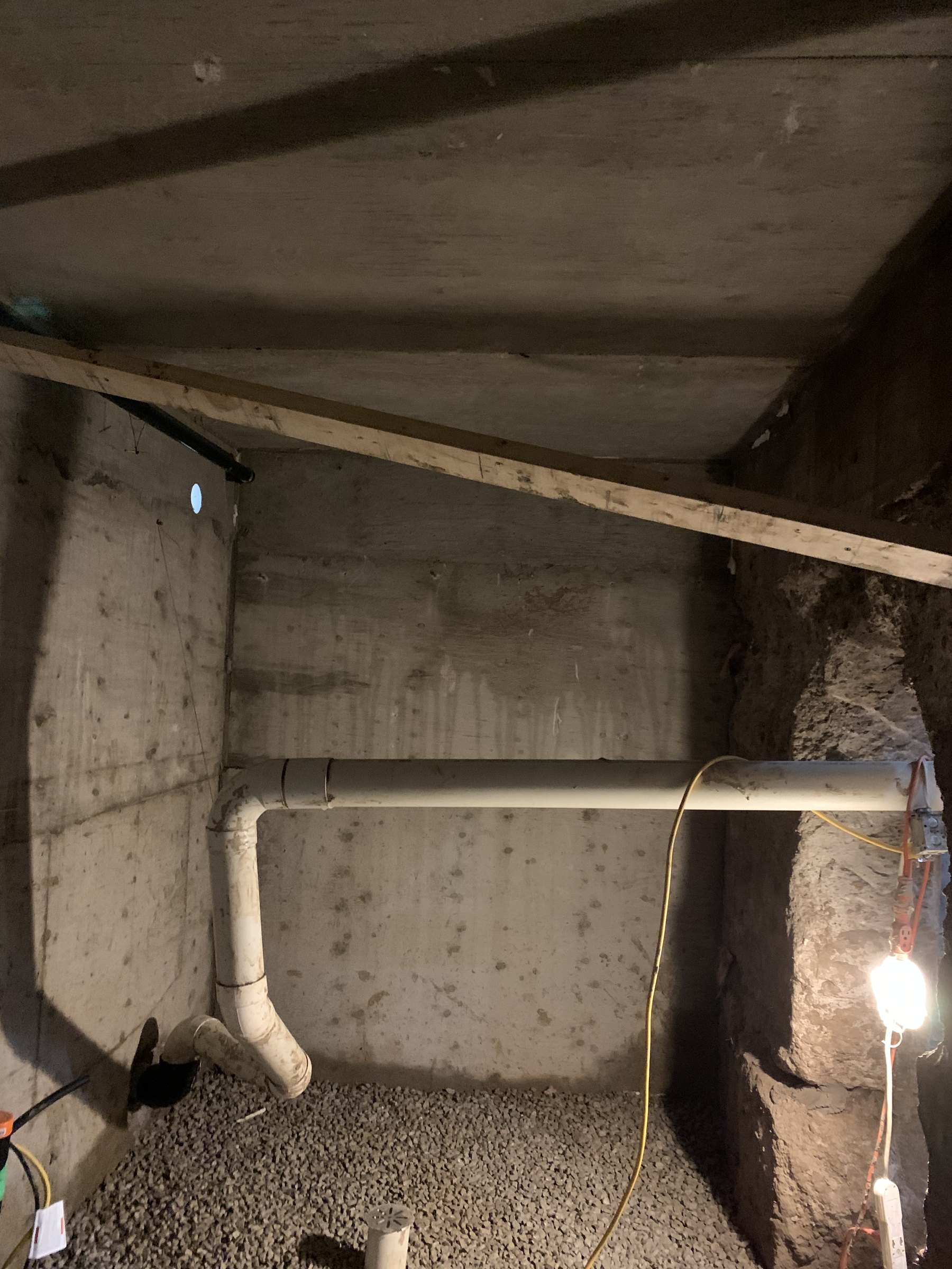 Basement underpinning — South Riverdale, Toronto