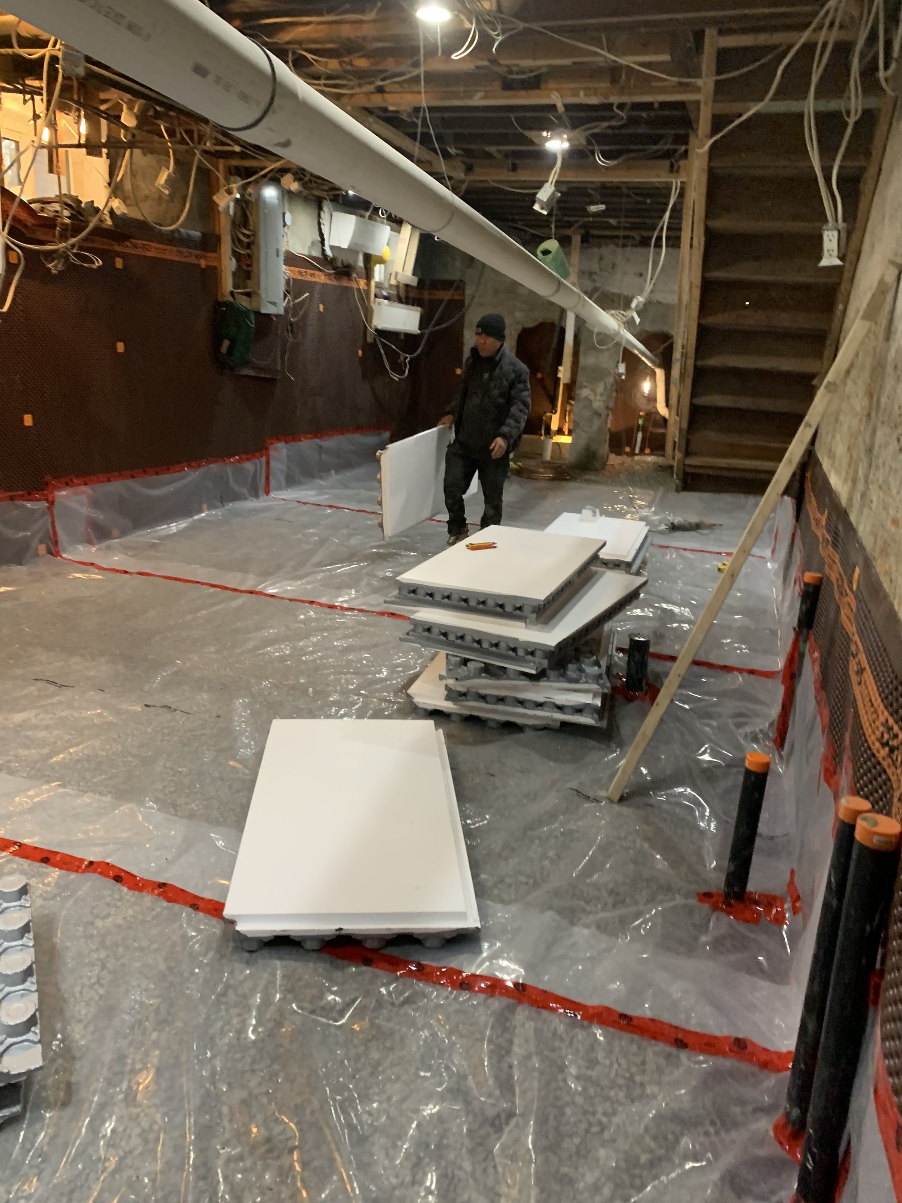 Basement underpinning — South Riverdale, Toronto