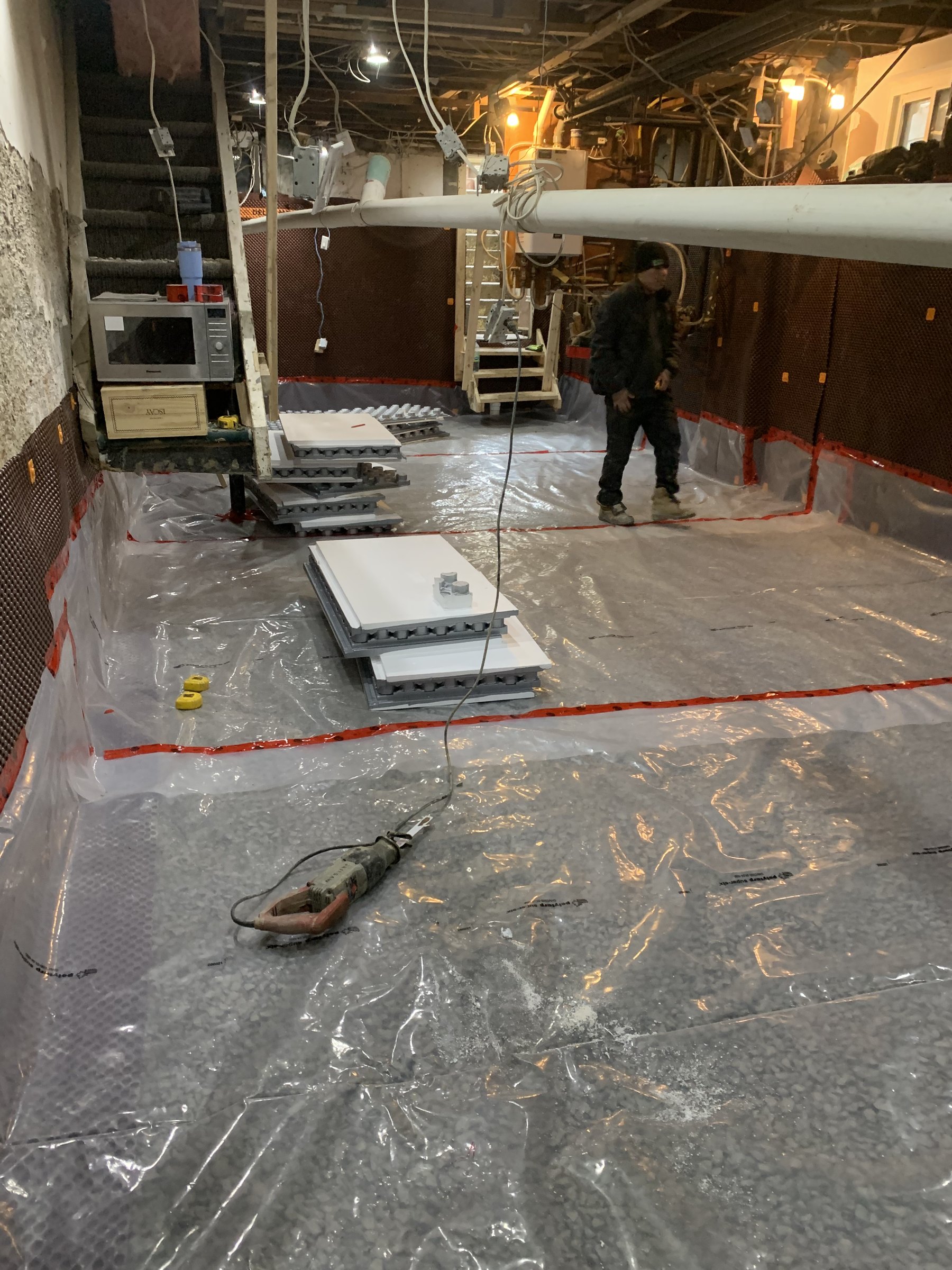 Basement underpinning — South Riverdale, Toronto