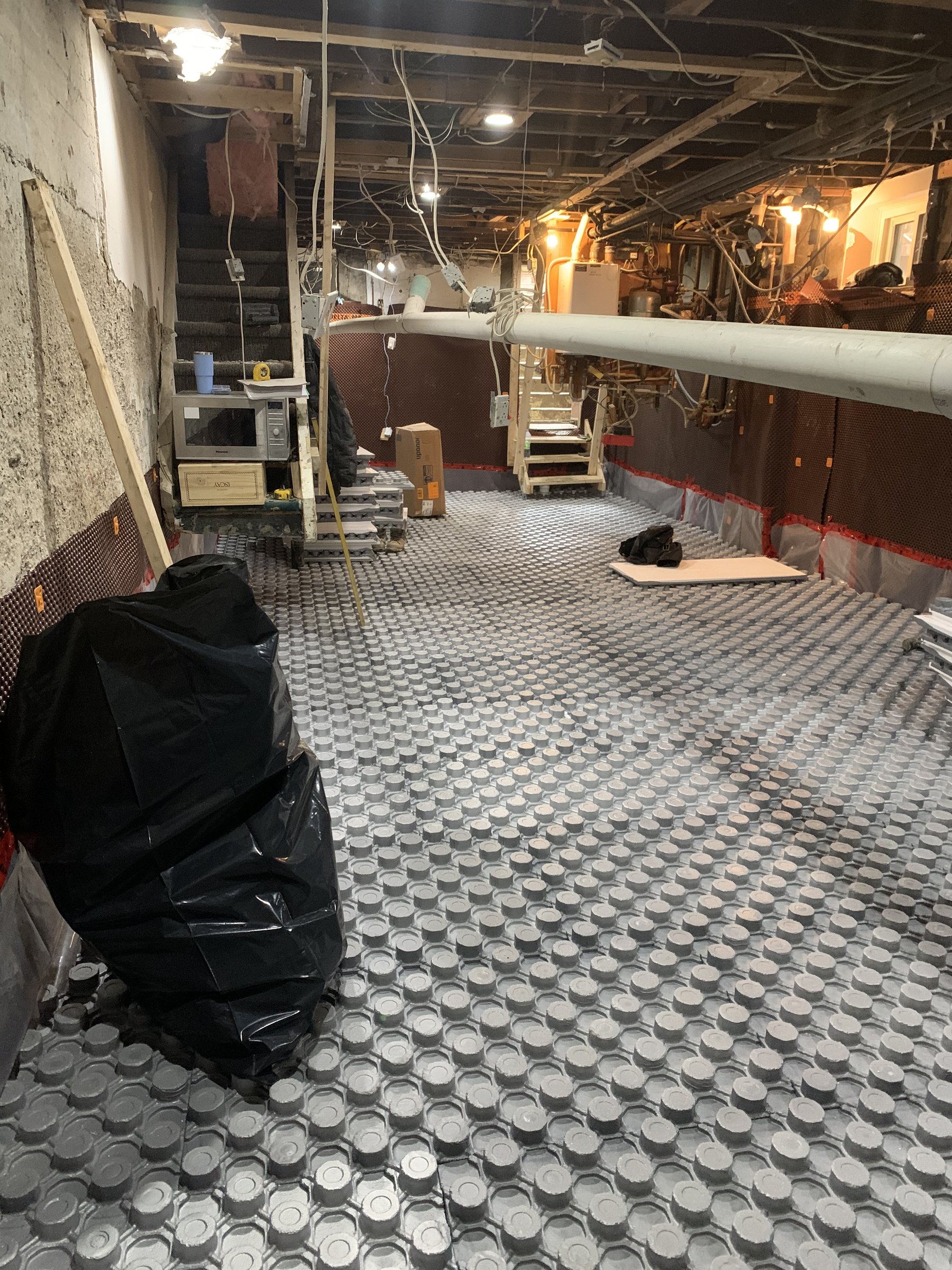 Basement underpinning — South Riverdale, Toronto