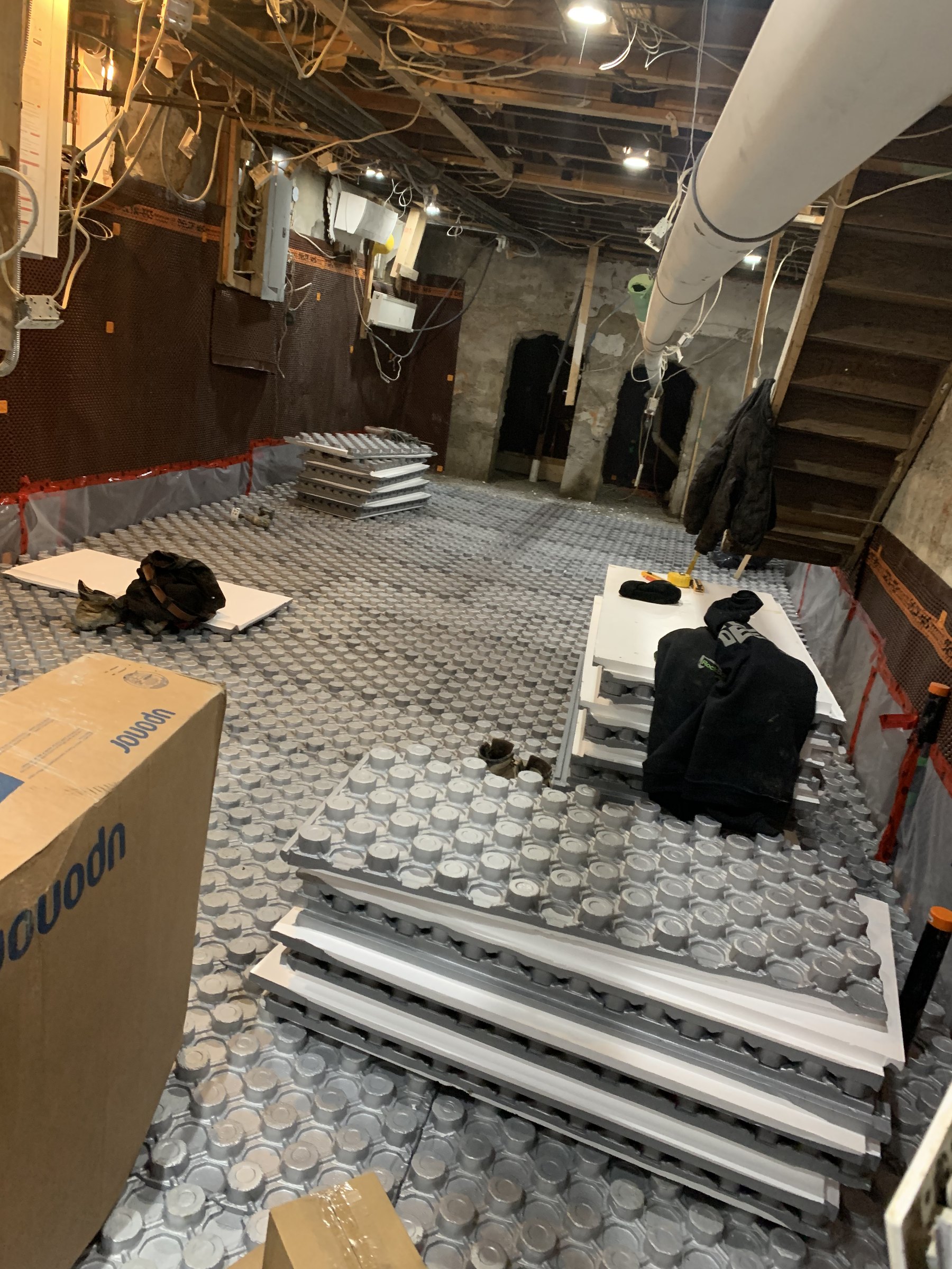 Basement underpinning — South Riverdale, Toronto