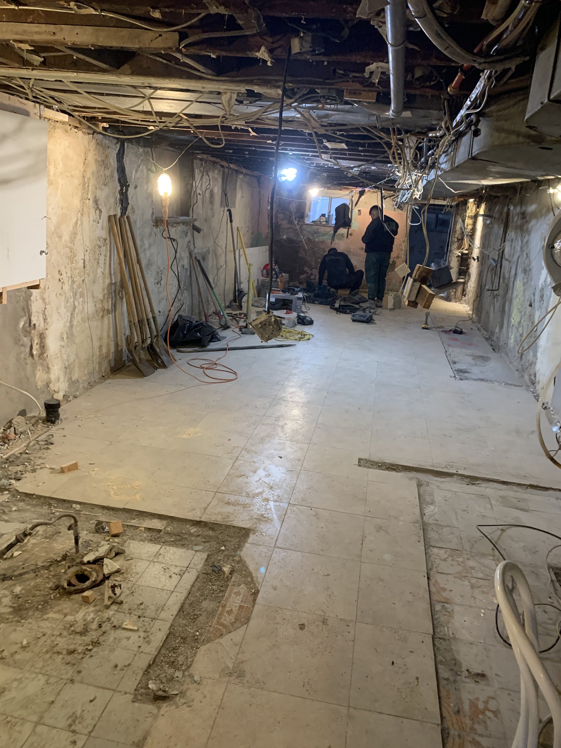 Basement underpinning — Dovercourt Village, Toronto