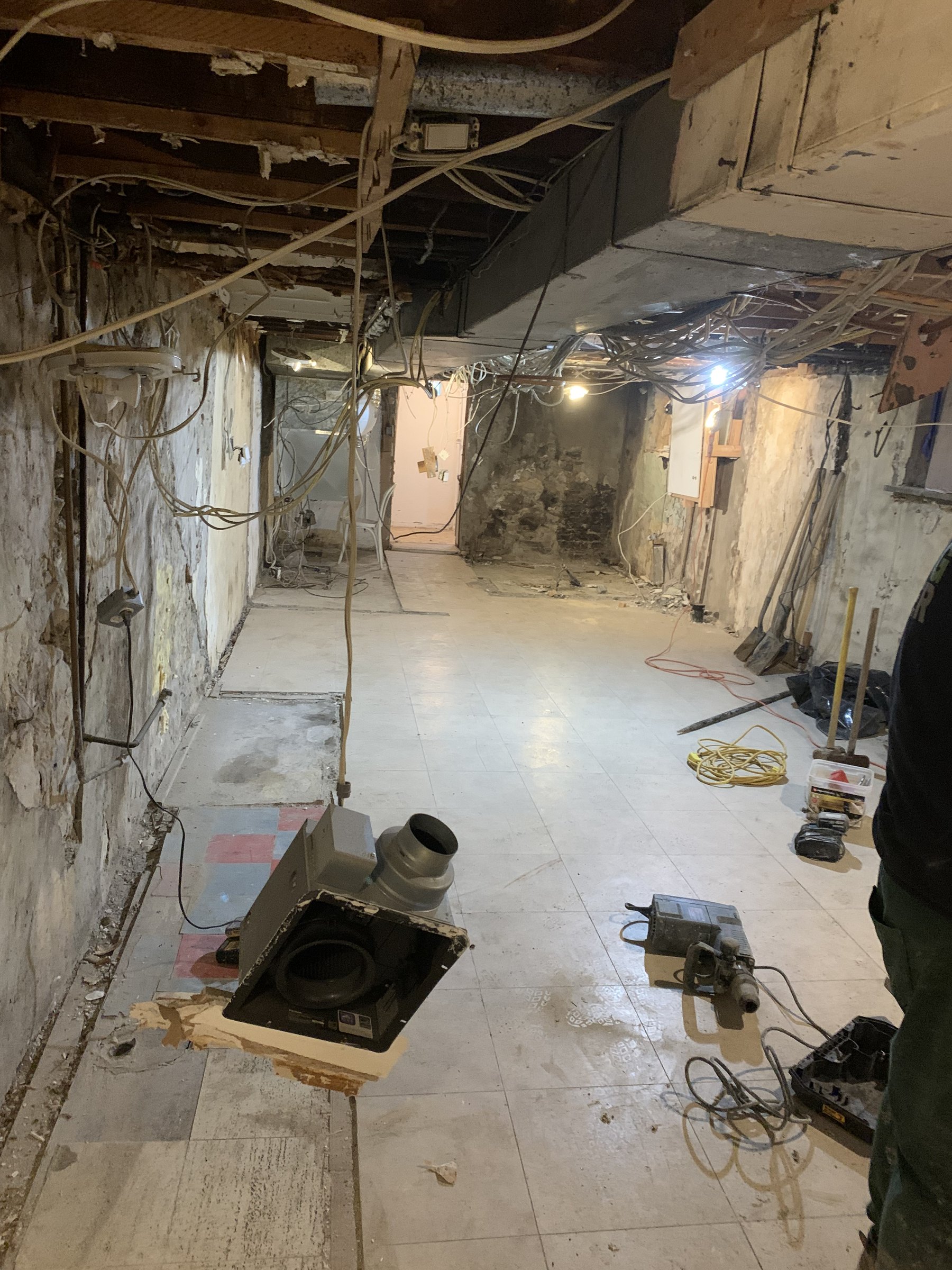 Basement underpinning — Dovercourt Village, Toronto