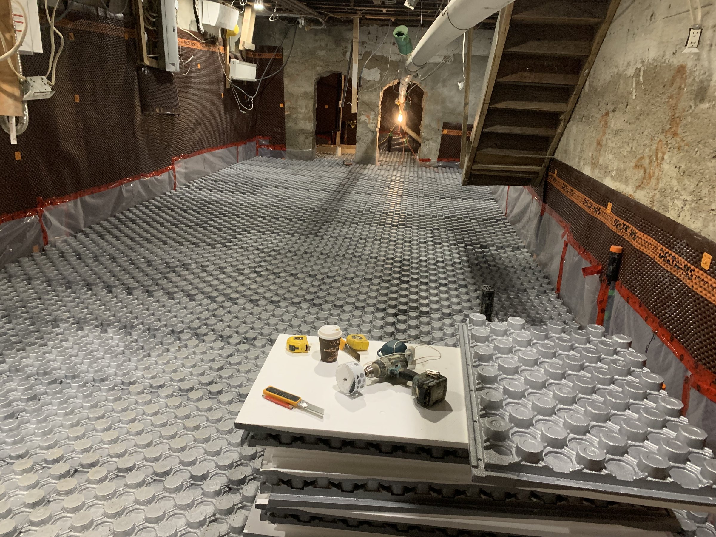 Basement underpinning — South Riverdale, Toronto