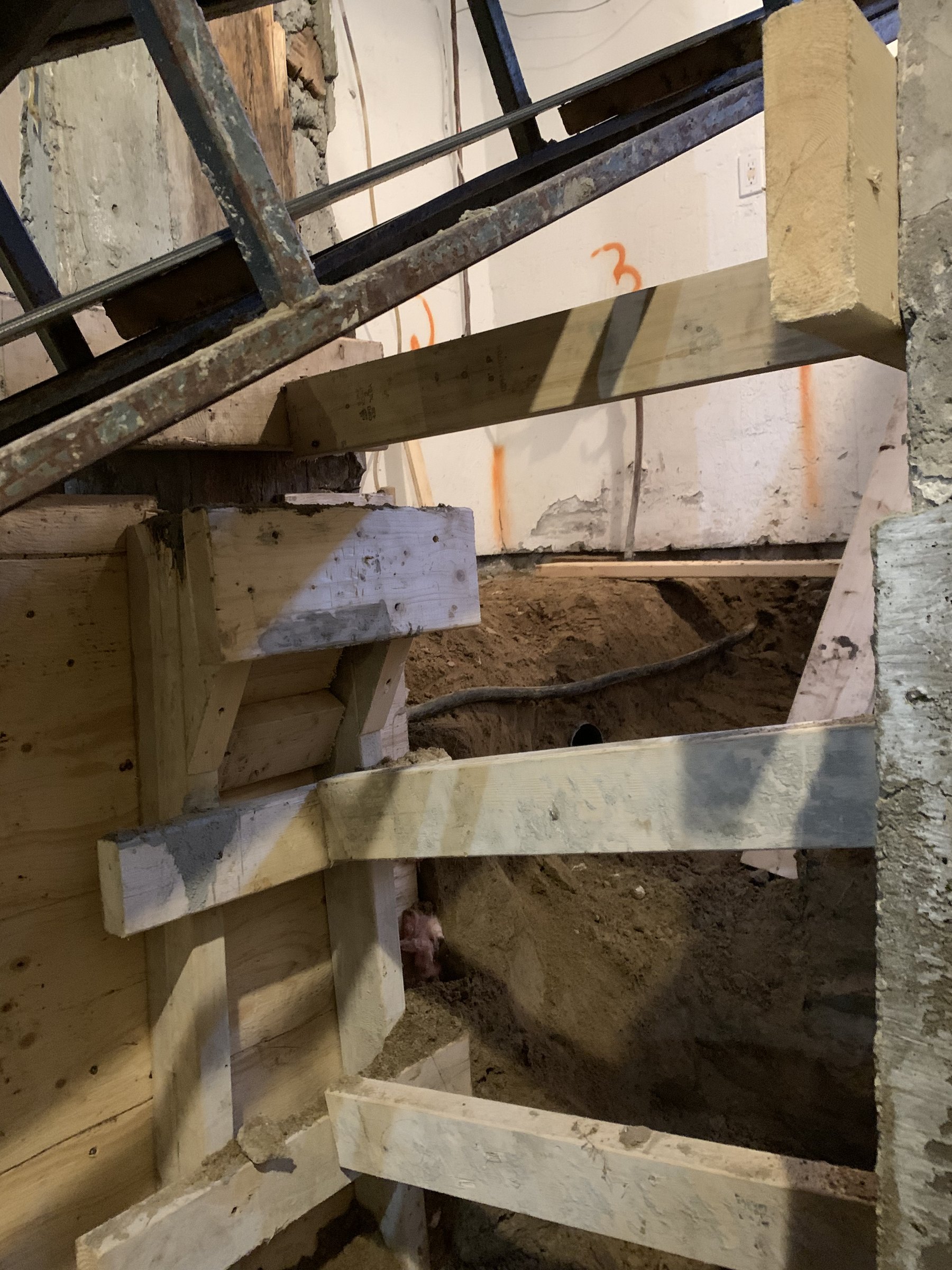 Basement underpinning — Dovercourt Village, Toronto