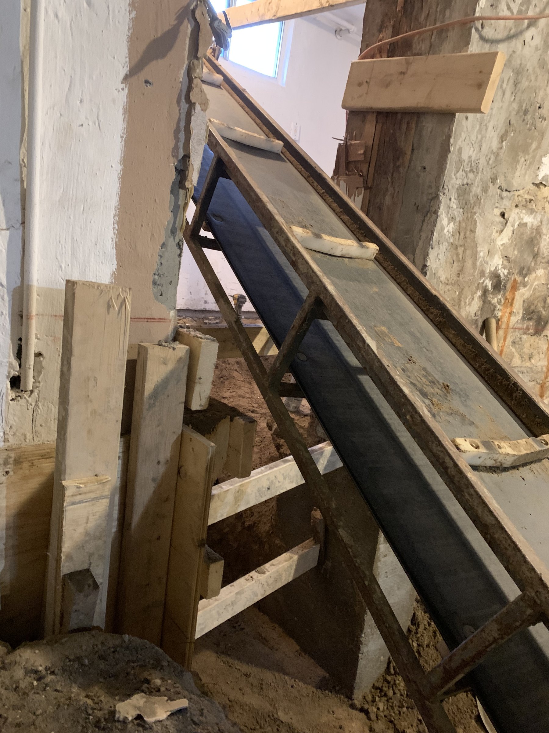 Basement underpinning — Dovercourt Village, Toronto