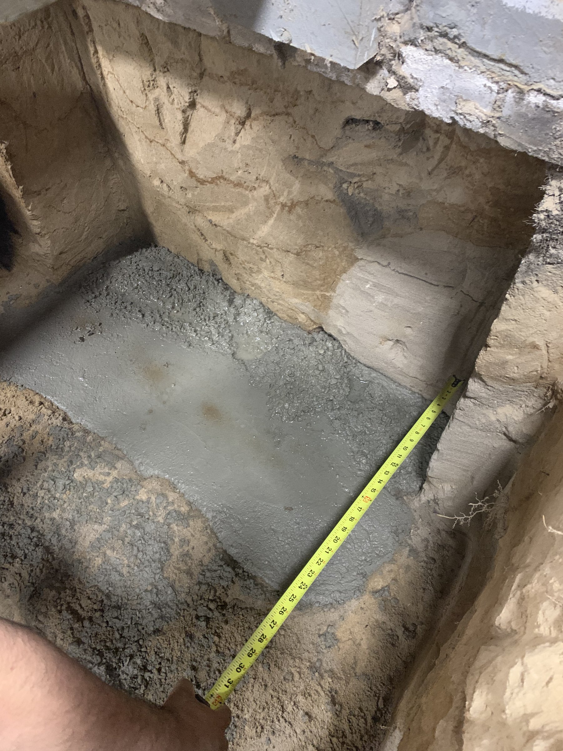 Basement underpinning — East York, Toronto