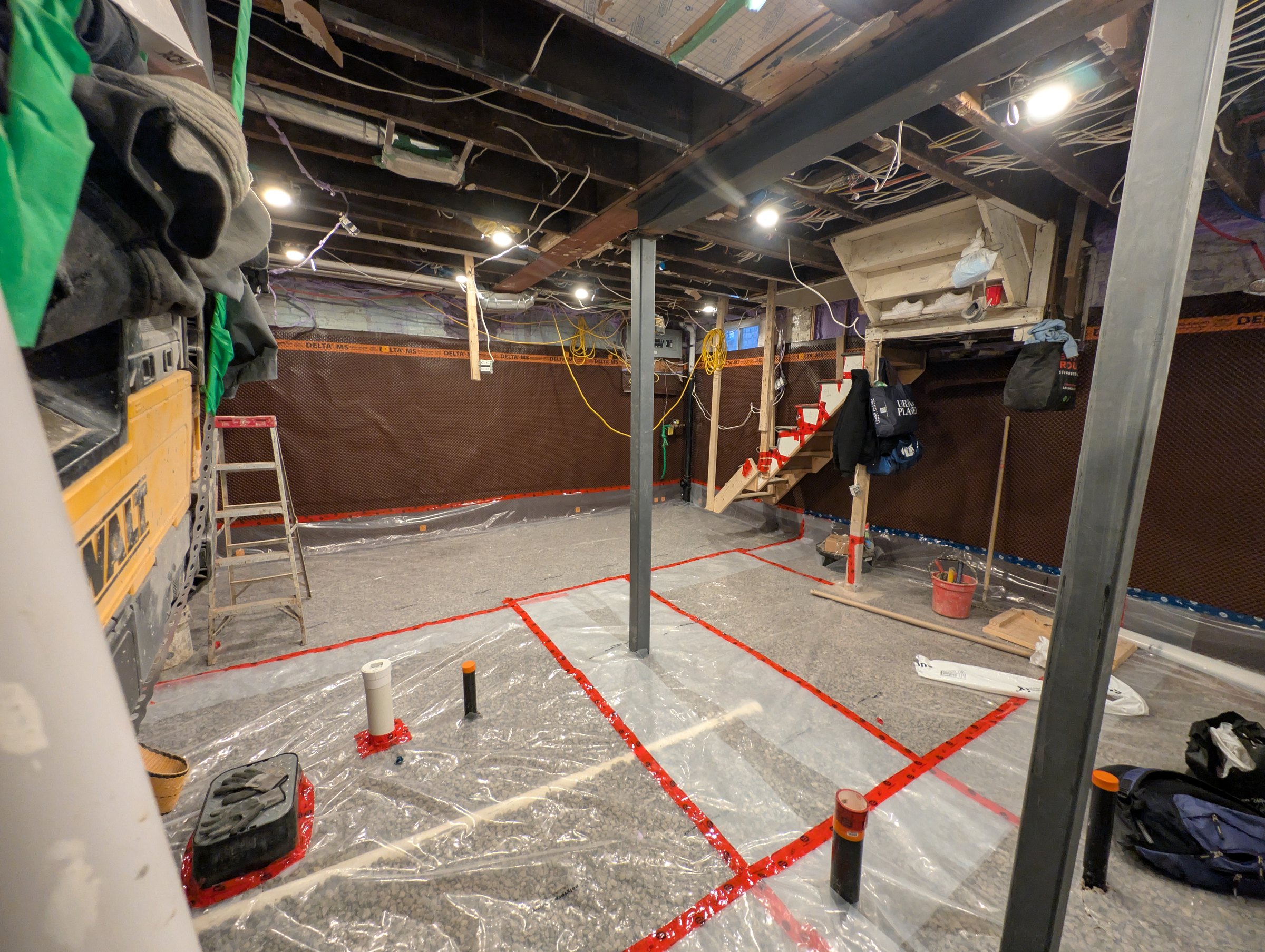 Basement underpinning — High Park North, Toronto