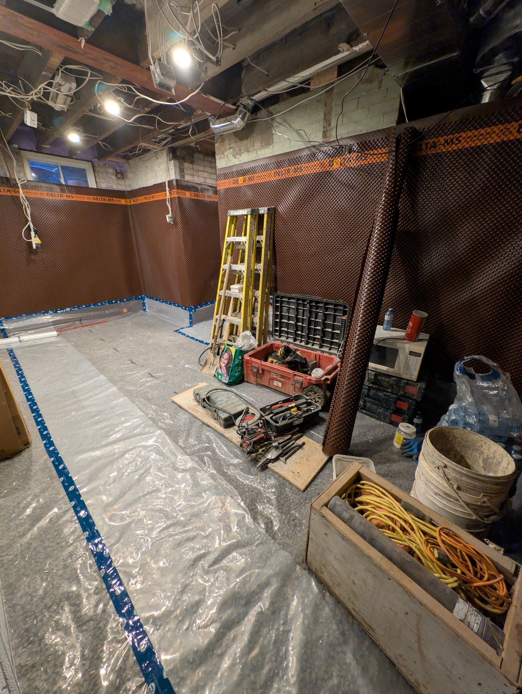 Basement underpinning — High Park North, Toronto