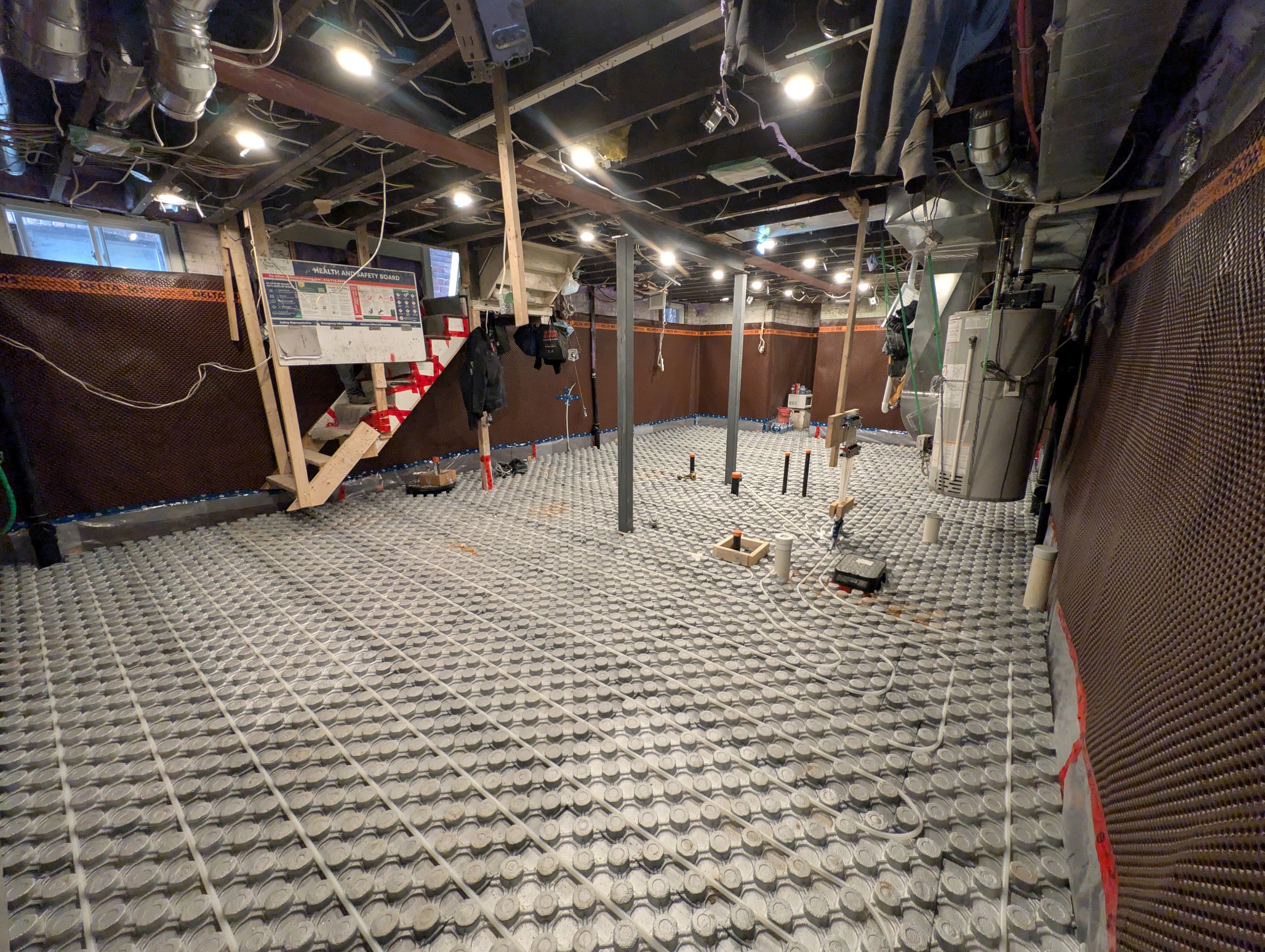 Basement underpinning — High Park North, Toronto