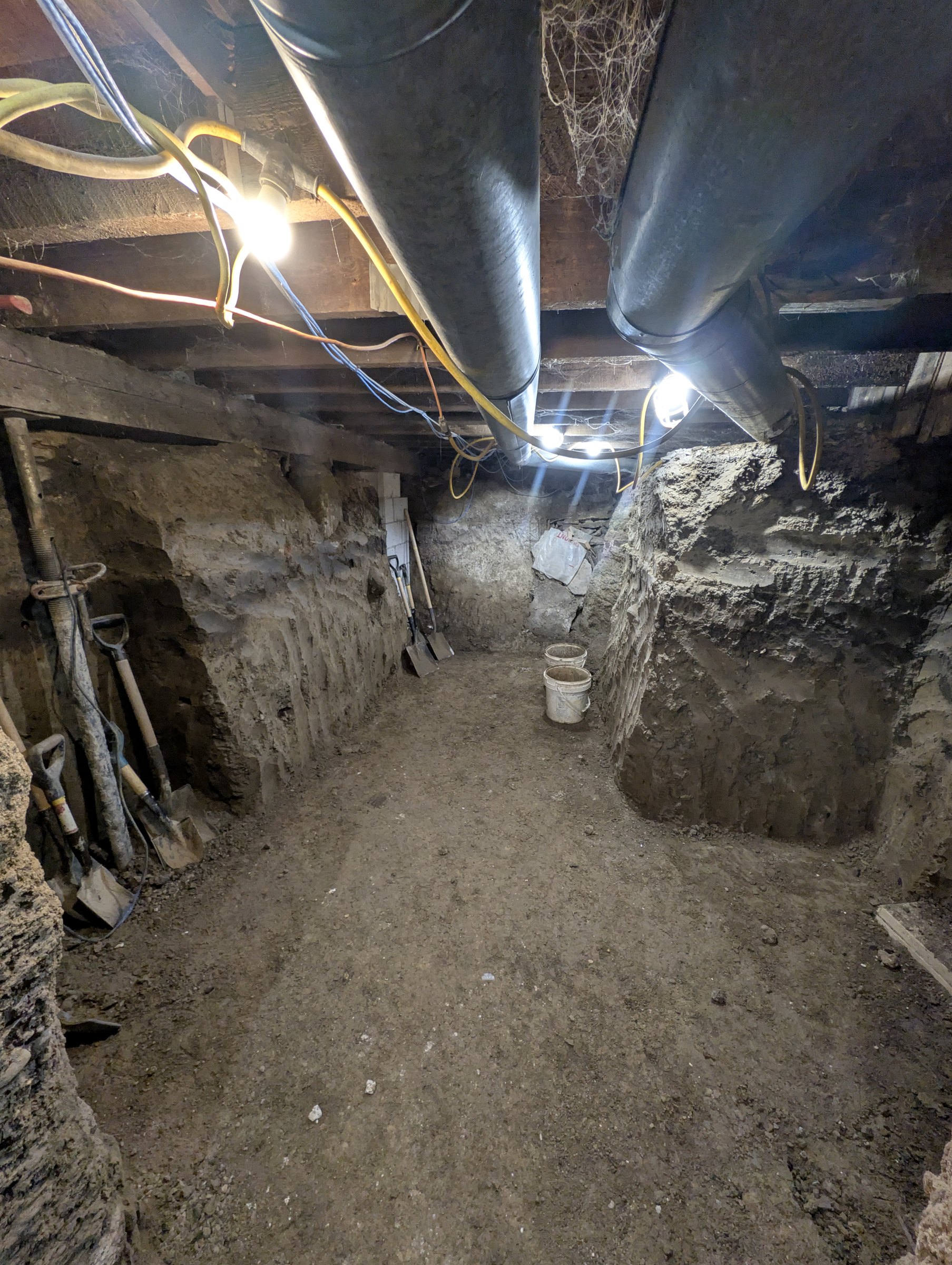 Basement underpinning — Wallace Emerson, Toronto