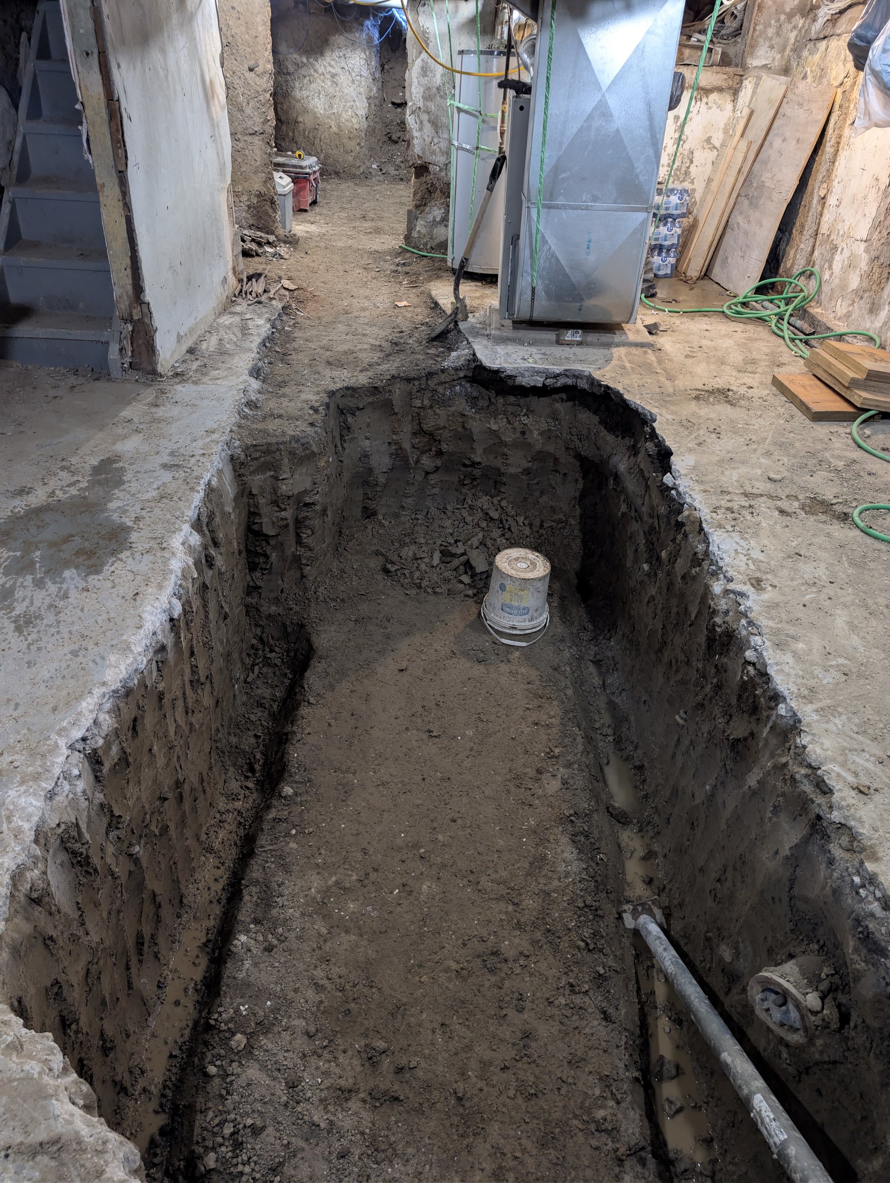 Basement underpinning — Wallace Emerson, Toronto