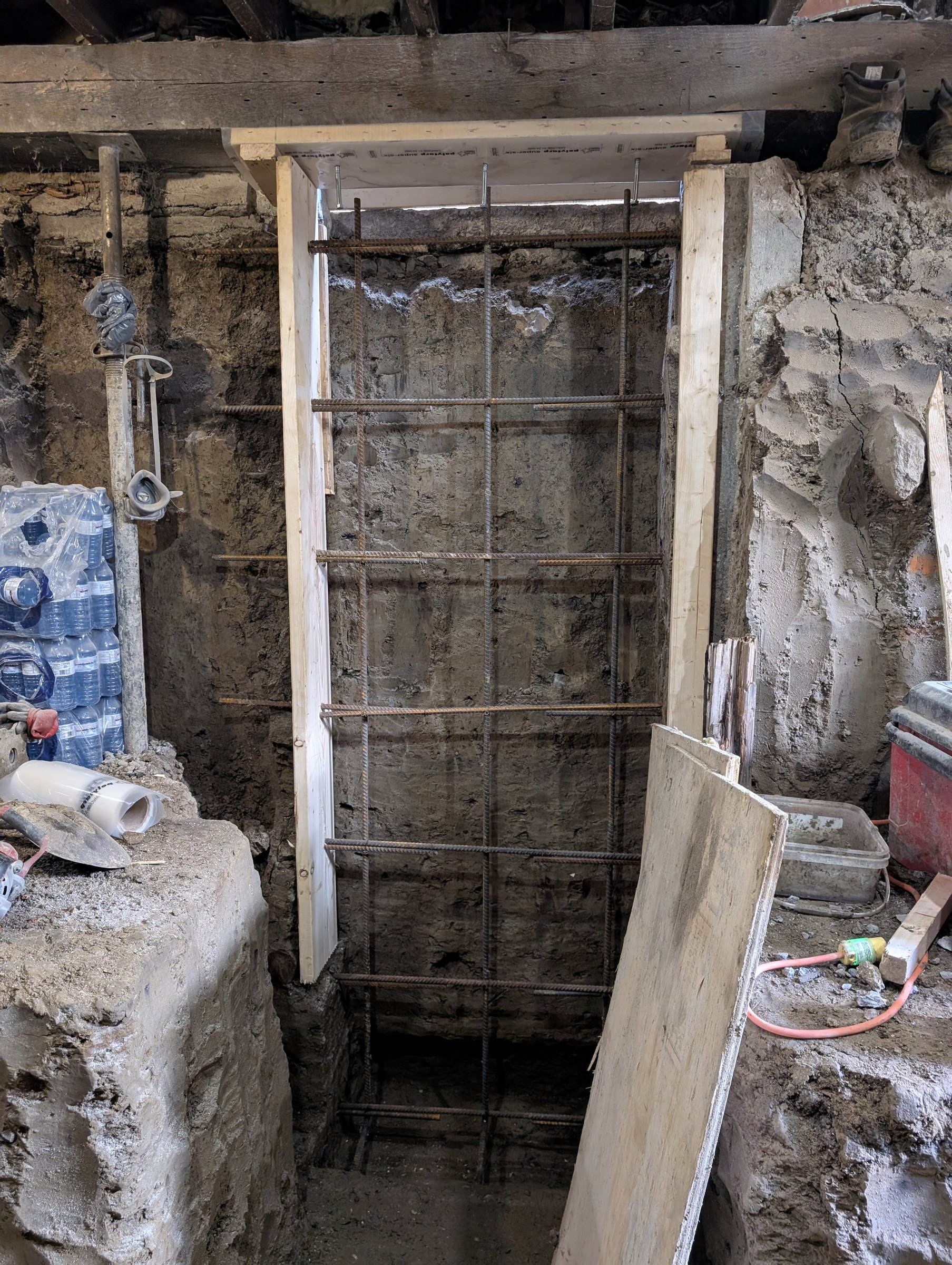 Basement underpinning — Wallace Emerson, Toronto