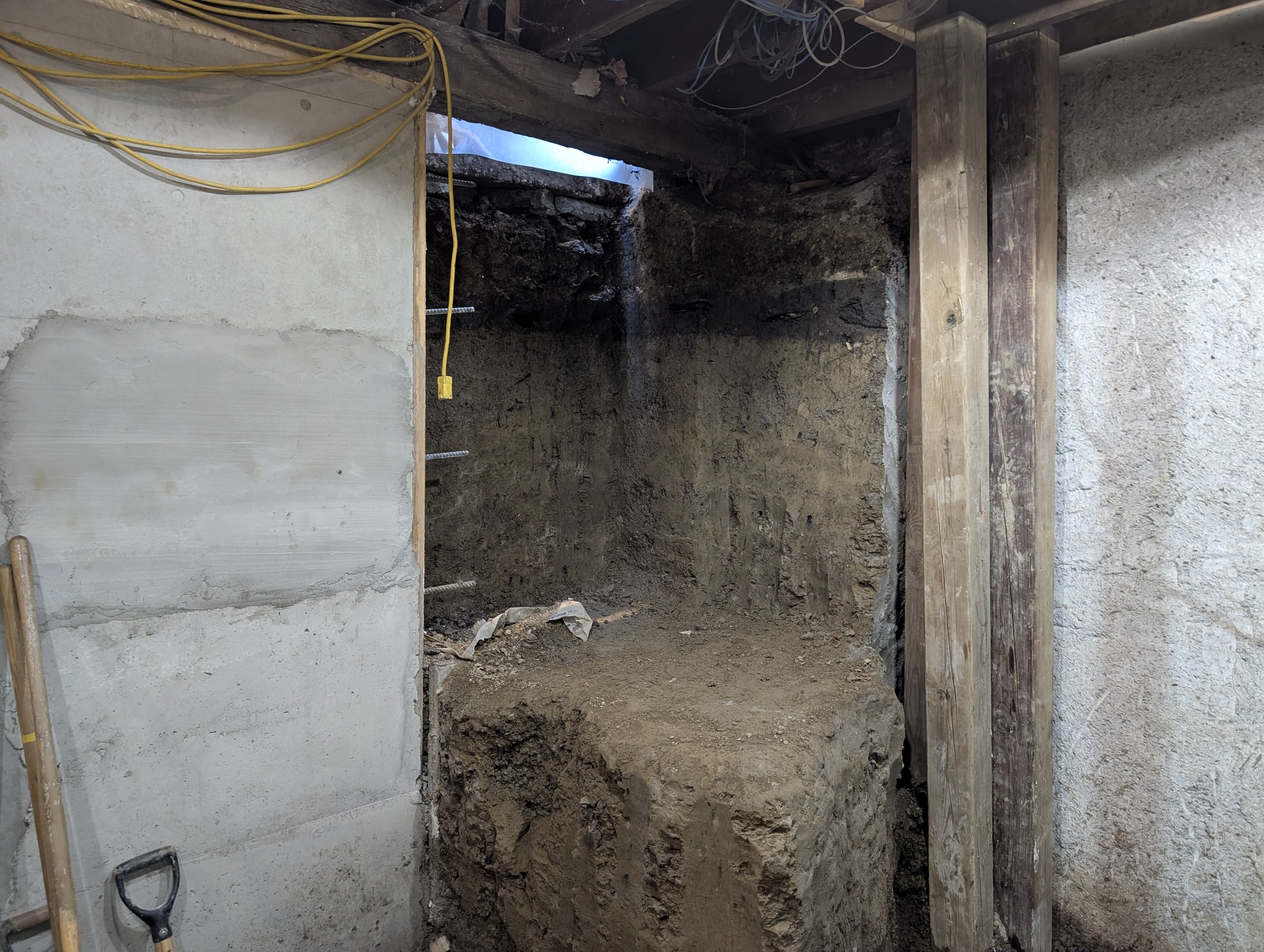 Basement underpinning — Wallace Emerson, Toronto