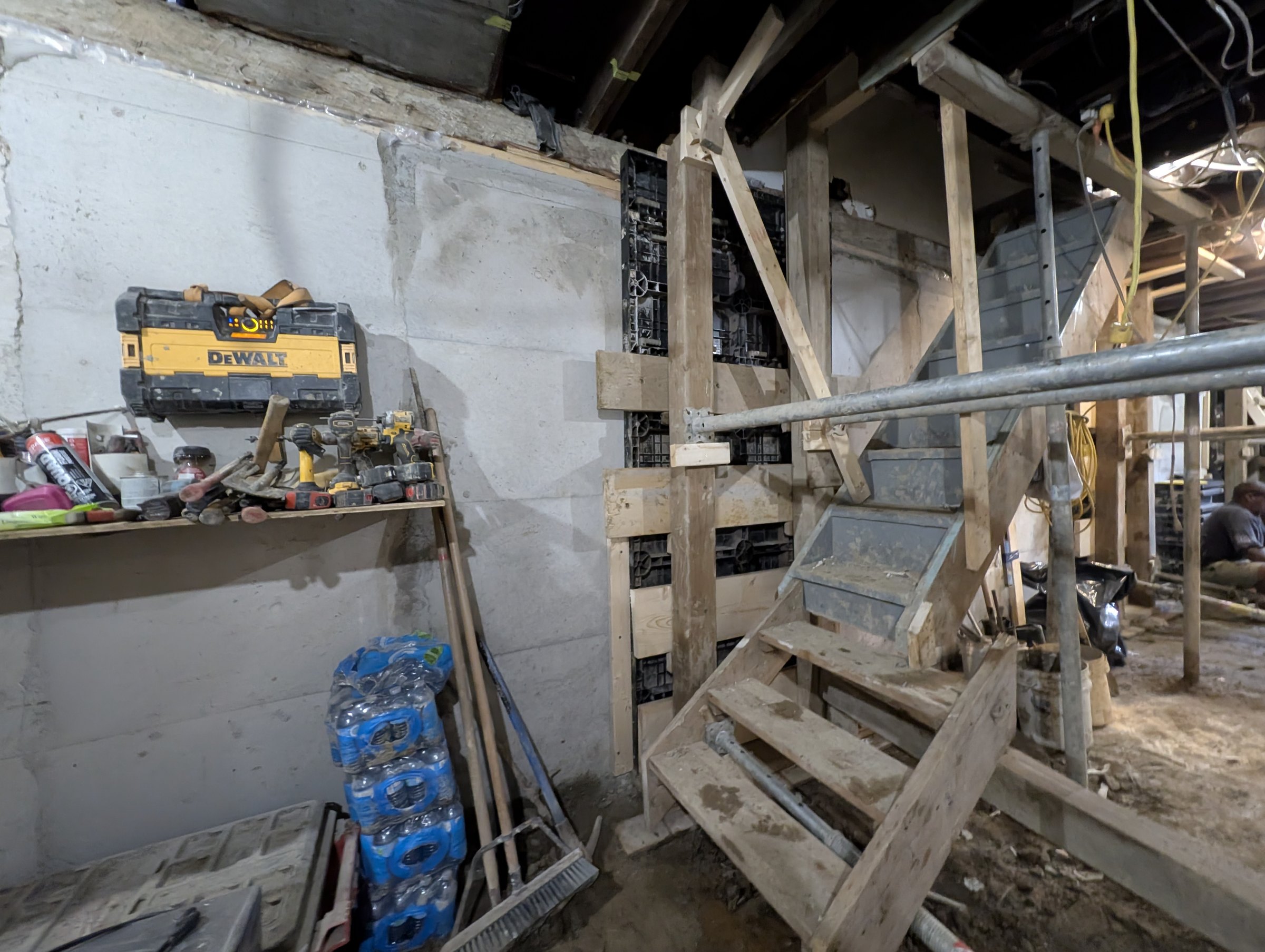 Basement underpinning — Wallace Emerson, Toronto