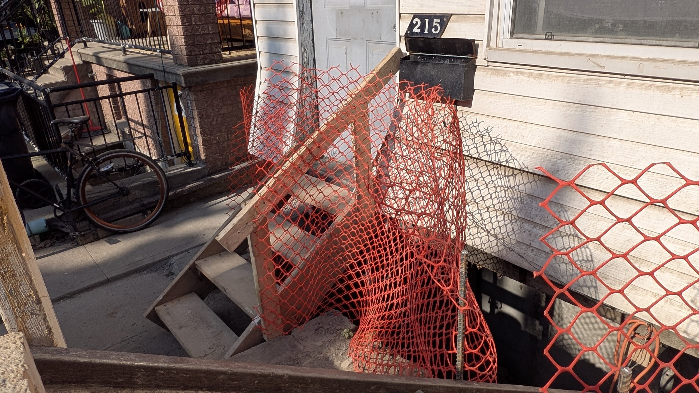 Basement underpinning — Wallace Emerson, Toronto